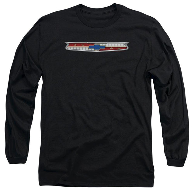 Chevrolet 1956 Bel Air Emblem Long-Sleeve T-Shirt-Grease Monkey Garage