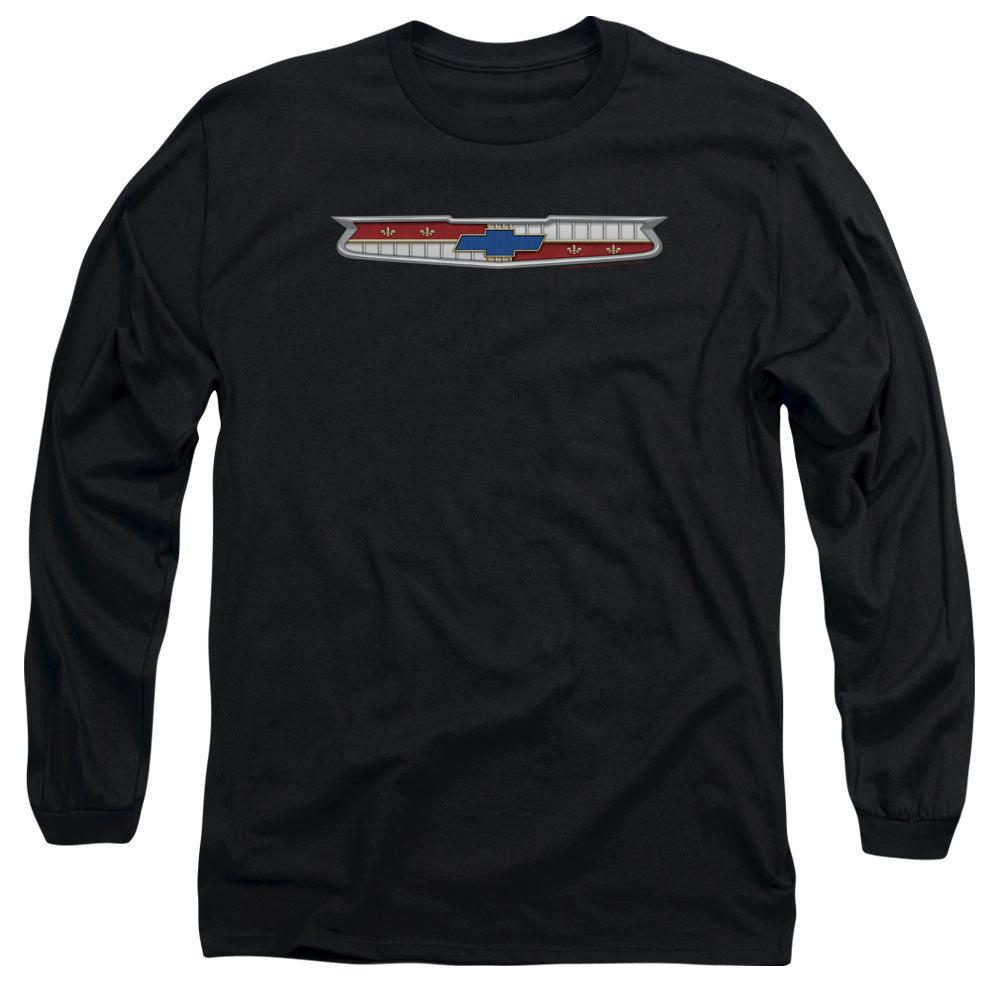 Chevrolet 1956 Bel Air Emblem Long-Sleeve T-Shirt-Grease Monkey Garage