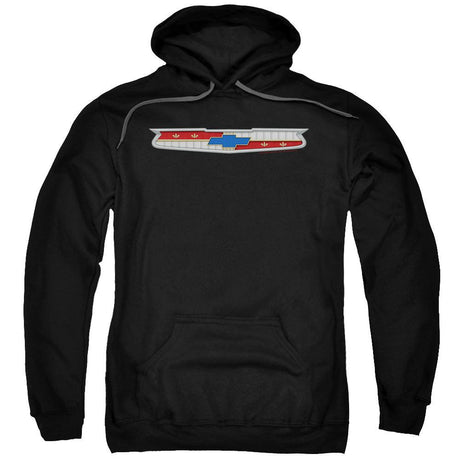 Chevrolet 1956 Bel Air Emblem Pullover Hoodie-Grease Monkey Garage