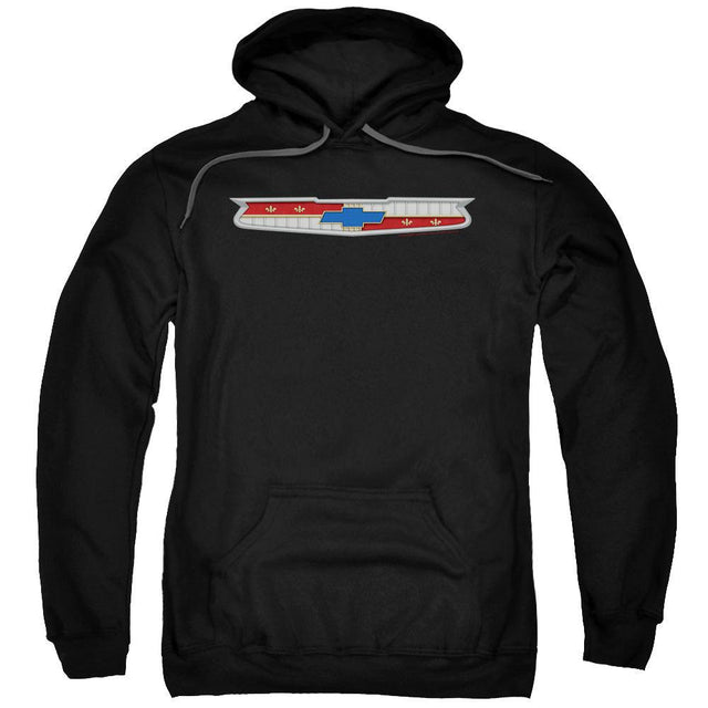 Chevrolet 1956 Bel Air Emblem Pullover Hoodie-Grease Monkey Garage