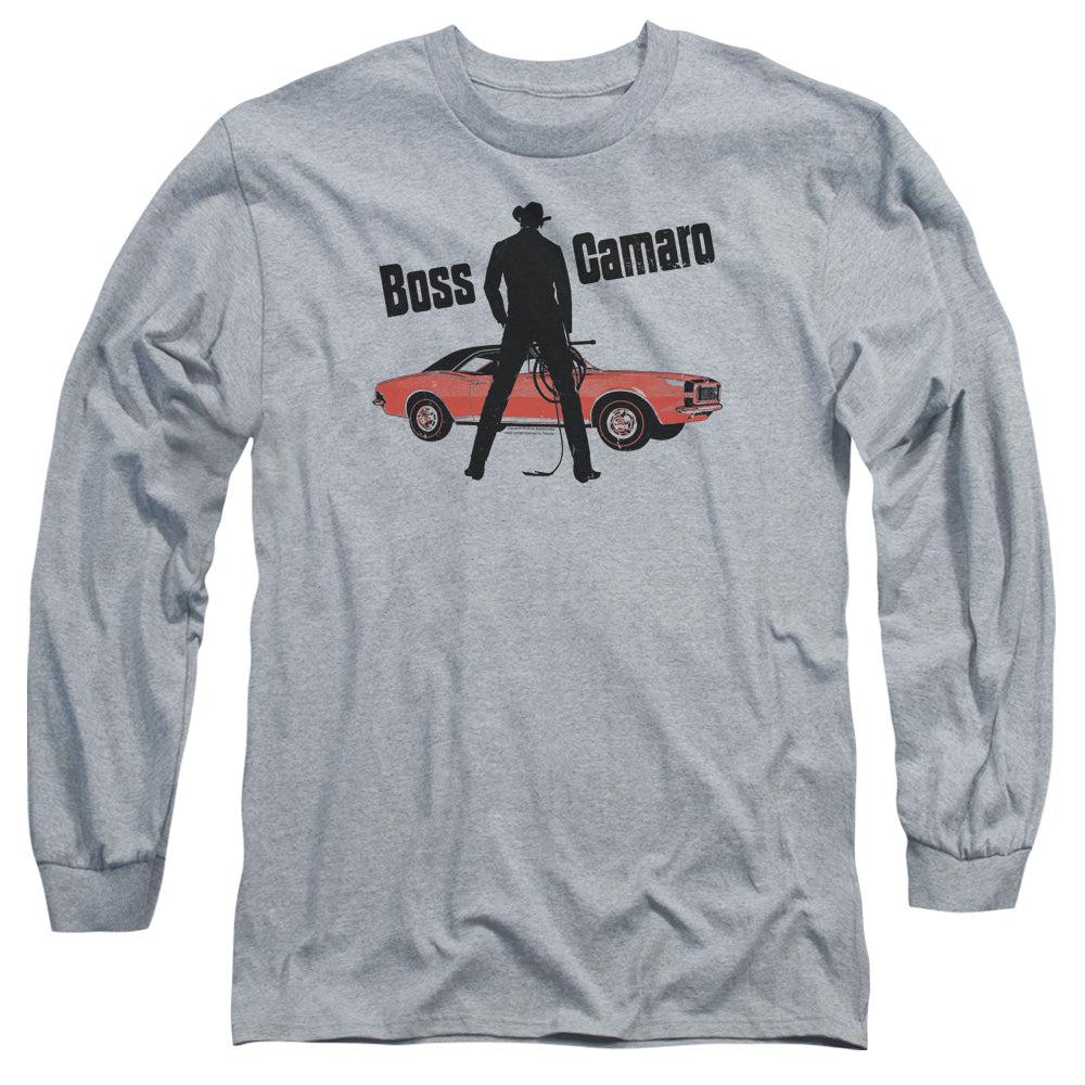 Chevrolet Boss Camaro Long-Sleeve T-Shirt-Grease Monkey Garage