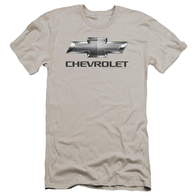 Chevrolet Bowtie Premium Slim Fit Short-Sleeve T-Shirt-Grease Monkey Garage