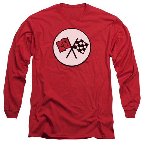 Chevrolet C2 Corvette Logo Long-Sleeve T-Shirt-Grease Monkey Garage
