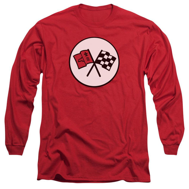 Chevrolet C2 Corvette Logo Long-Sleeve T-Shirt-Grease Monkey Garage