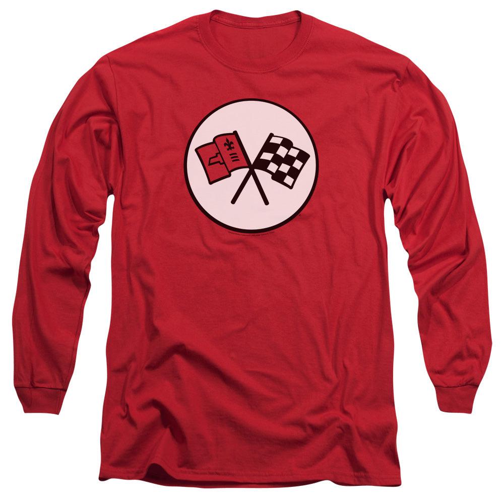 Chevrolet C2 Corvette Logo Long-Sleeve T-Shirt-Grease Monkey Garage