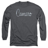 Chevrolet Camaro Classic Script Long-Sleeve T-Shirt-Grease Monkey Garage