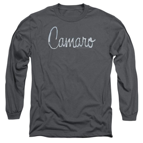 Chevrolet Camaro Classic Script Long-Sleeve T-Shirt-Grease Monkey Garage