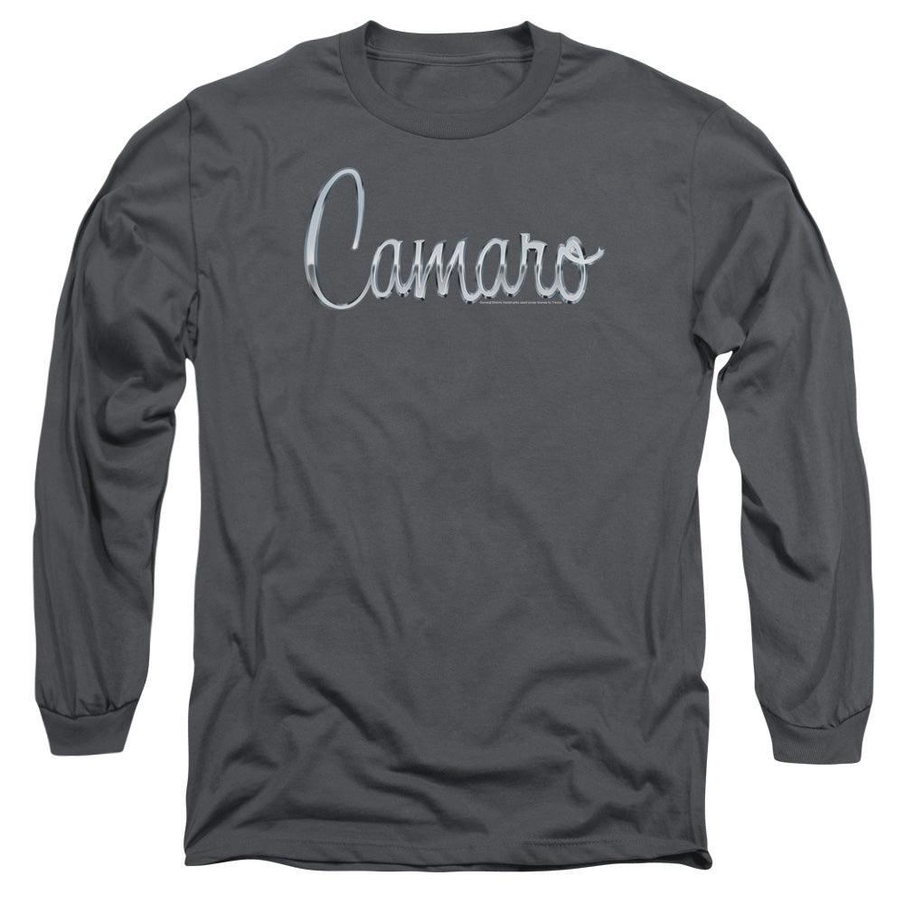 Chevrolet Camaro Classic Script Long-Sleeve T-Shirt-Grease Monkey Garage