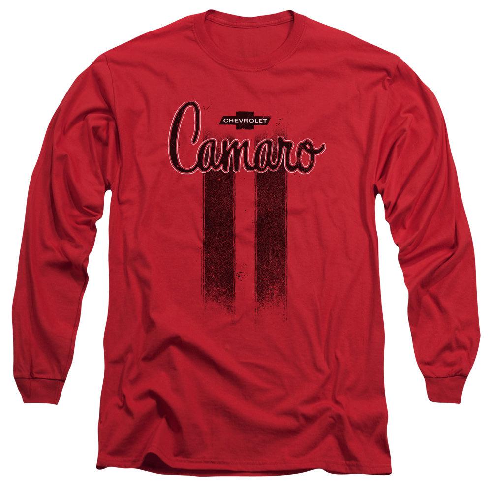 Chevrolet Camaro Stripes Long-Sleeve T-Shirt-Grease Monkey Garage