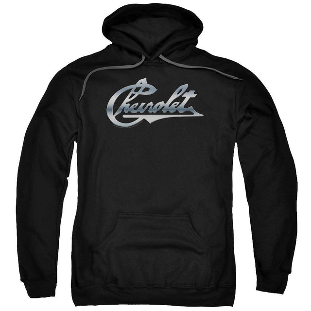 Chevrolet Chrome Vintage Chevy Bowtie Pullover Hoodie-Grease Monkey Garage