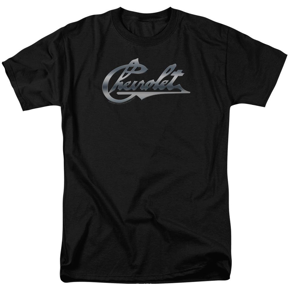 Chevrolet Chrome Vintage Chevy Bowtie Short-Sleeve T-Shirt-Grease Monkey Garage
