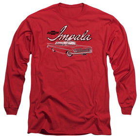 Chevrolet Classic Impala Long-Sleeve T-Shirt-Grease Monkey Garage