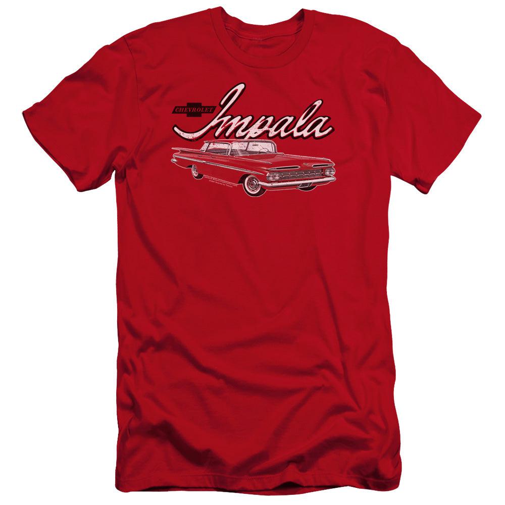 Chevrolet Classic Impala Premium Slim Fit Short-Sleeve T-Shirt-Grease Monkey Garage