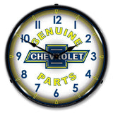 Chevrolet Genuine Parts Backlit LED Clock-LED Clocks-Grease Monkey Garage