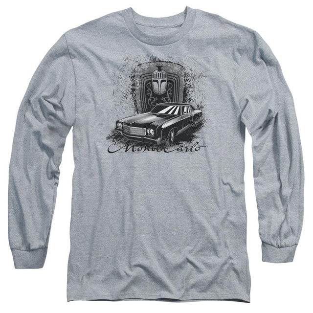 Chevrolet Monte Carlo Long-Sleeve T-Shirt-Grease Monkey Garage