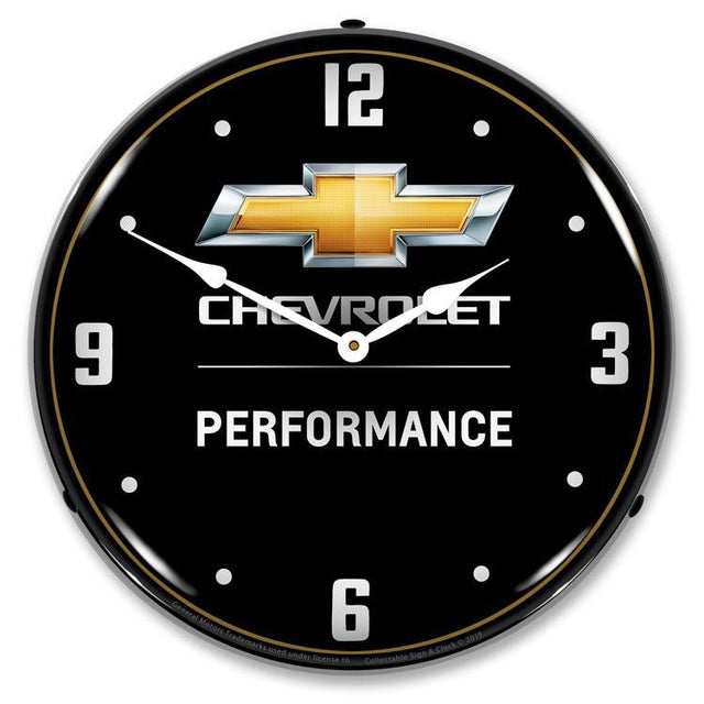 Chevrolet Performance LED Clock-LED Clocks-Grease Monkey Garage