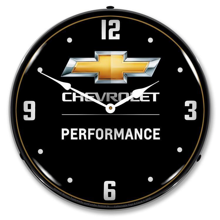 Chevrolet Performance LED Clock-LED Clocks-Grease Monkey Garage