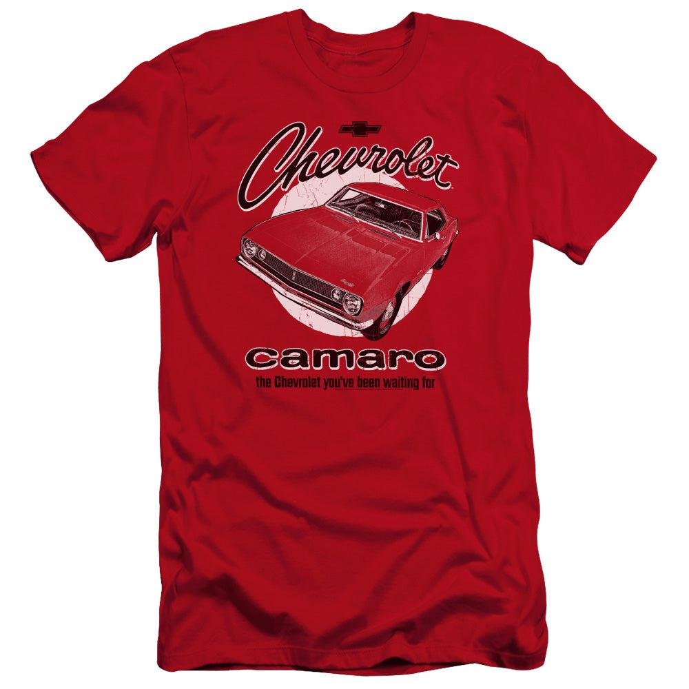 Chevrolet Retro Camaro Premium Slim Fit Short-Sleeve T-Shirt-Grease Monkey Garage