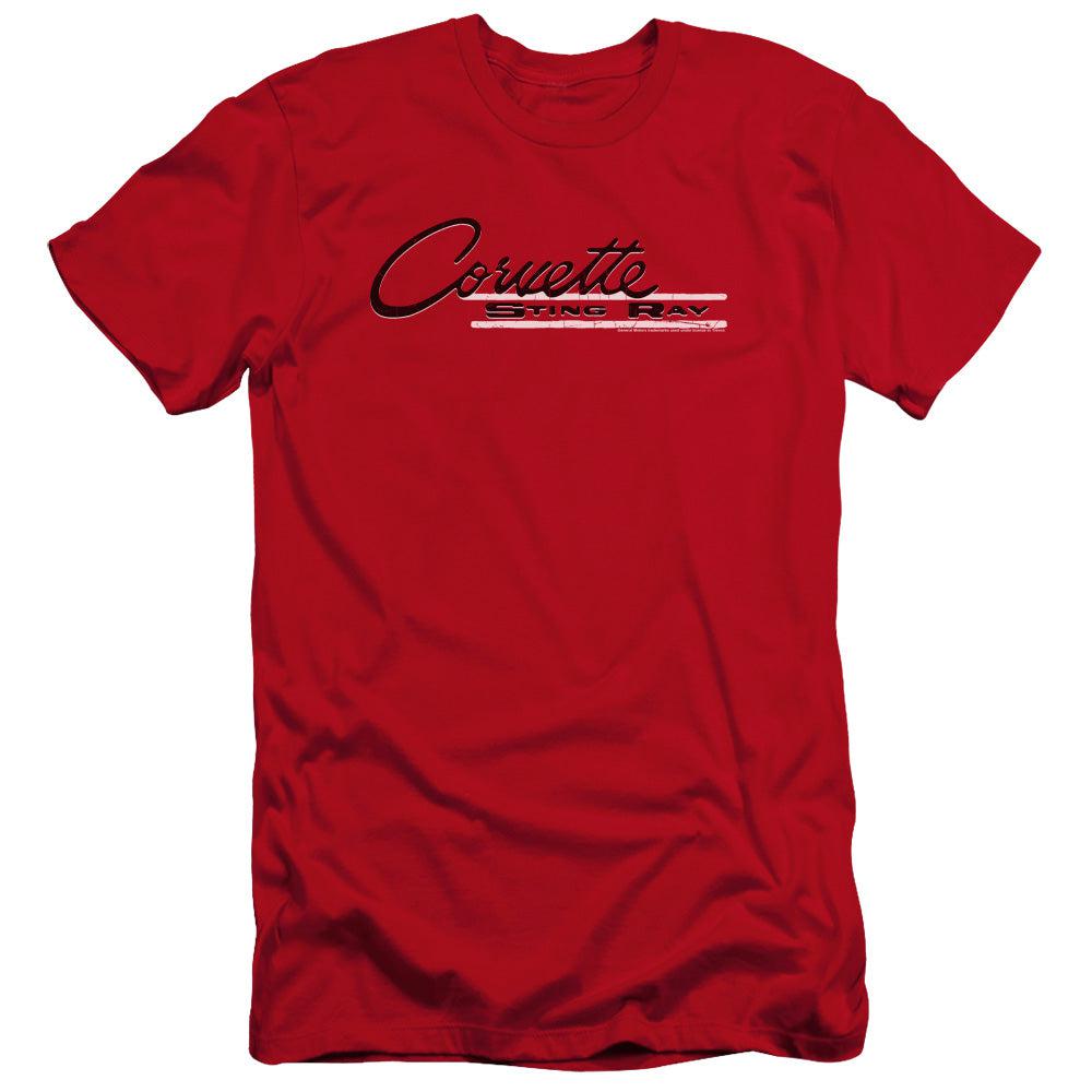Chevrolet Retro Stingray Premium Slim Fit Short-Sleeve T-Shirt-Grease Monkey Garage