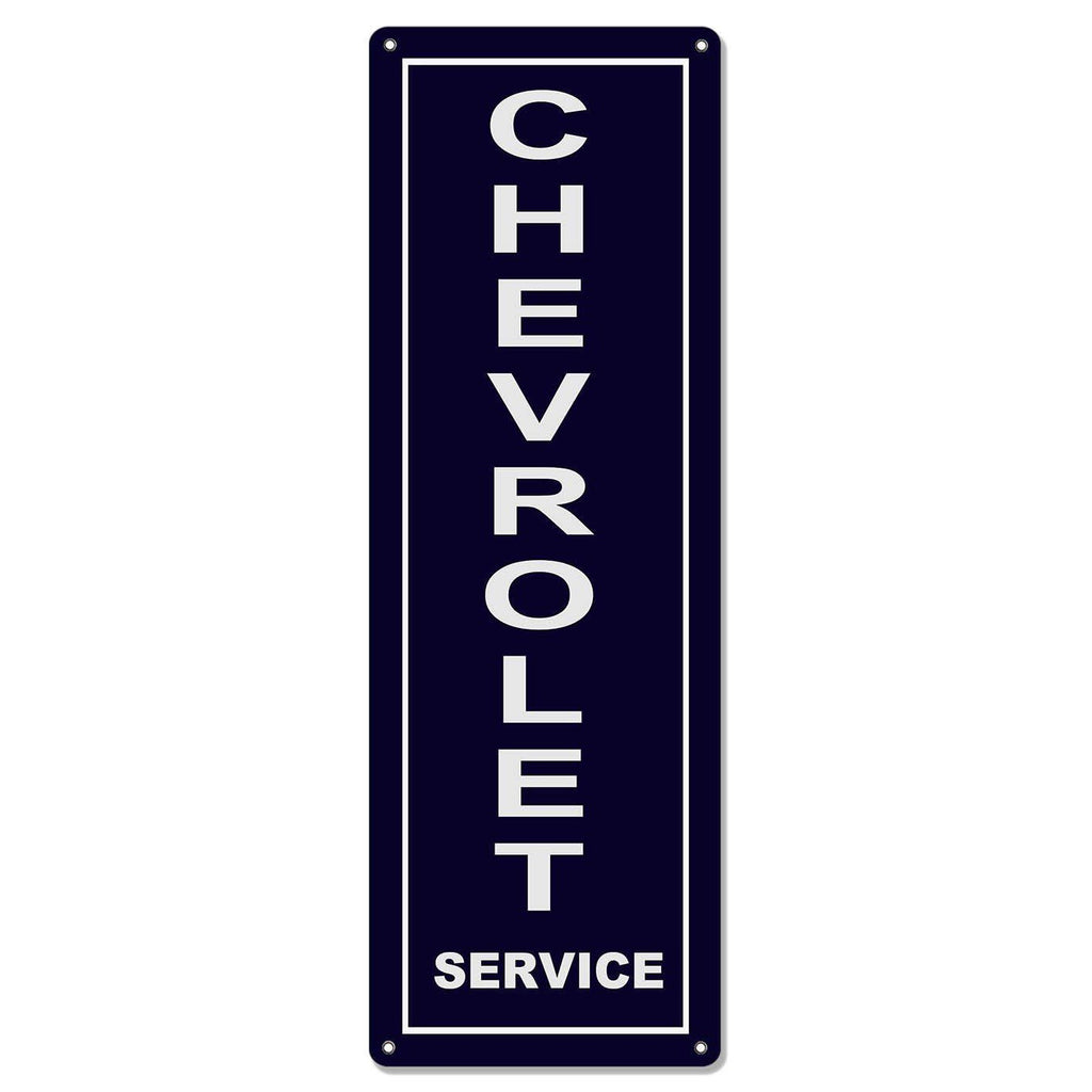 Chevrolet Service Metal Sign-Metal Signs-Grease Monkey Garage