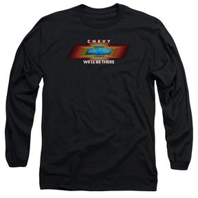 Chevrolet We'll Be There Long-Sleeve T-Shirt-Grease Monkey Garage