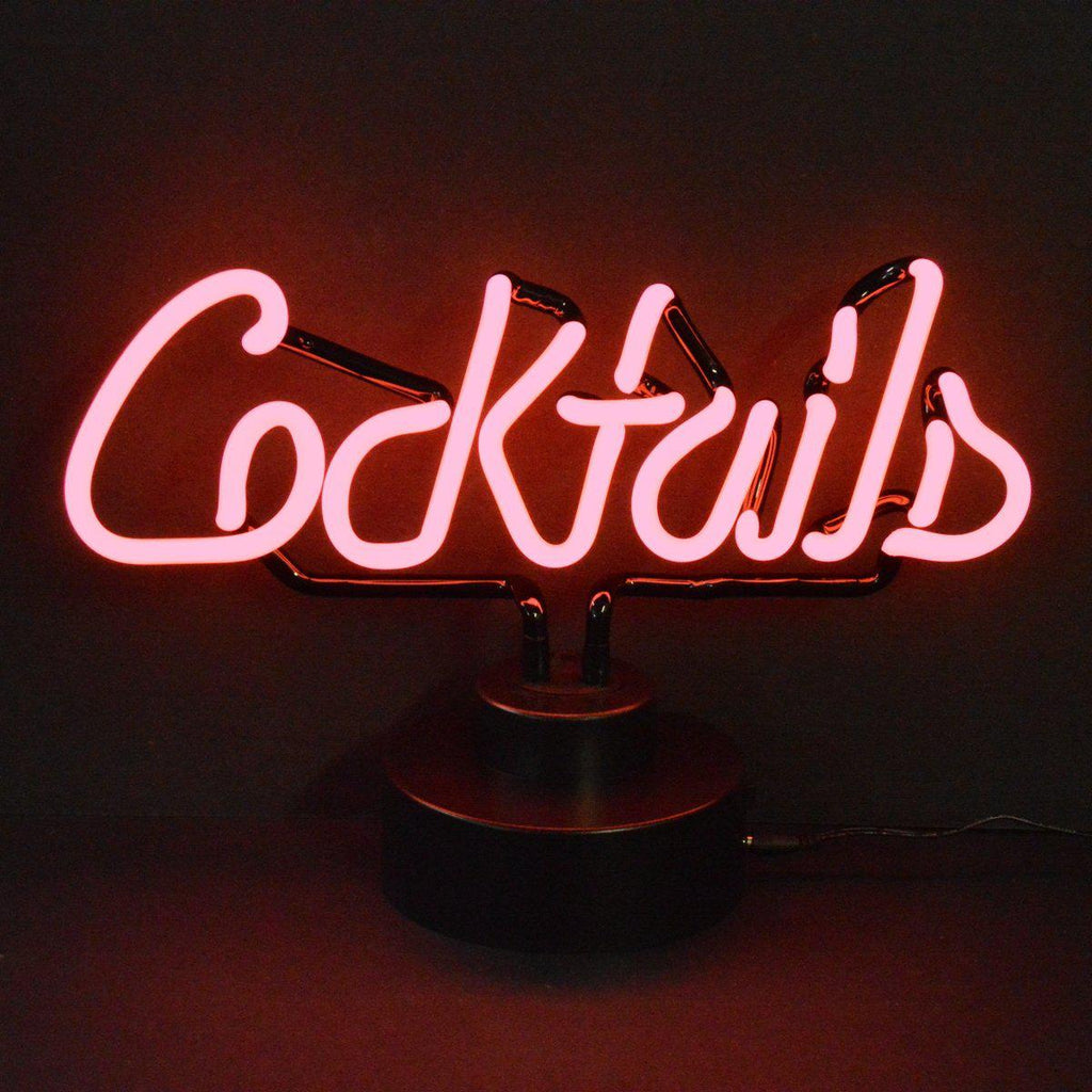 Cocktails Neon Sculpture-Neon Sculptures-Grease Monkey Garage