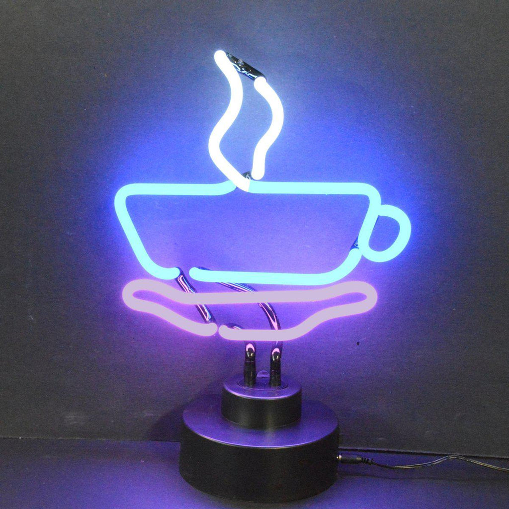 Coffee Cup Neon Sculpture-Neon Sculptures-Grease Monkey Garage