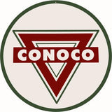 Conoco Gasoline Metal Sign-Metal Signs-Grease Monkey Garage