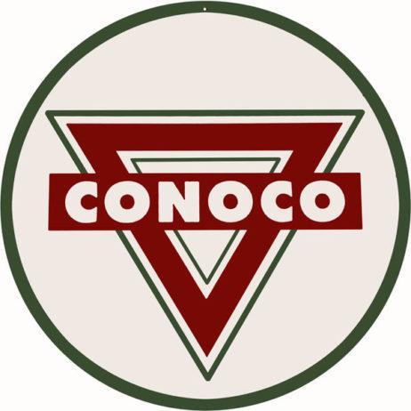 Conoco Gasoline Metal Sign-Metal Signs-Grease Monkey Garage