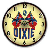 Dixie Gas Backlit LED Clock-LED Clocks-Grease Monkey Garage