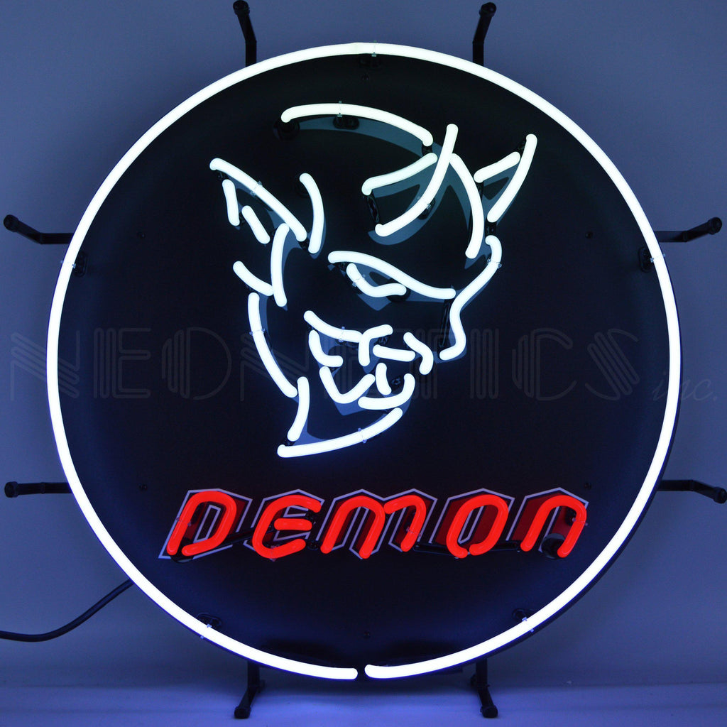 Dodge Demon Neon Sign-Neon Signs-Grease Monkey Garage