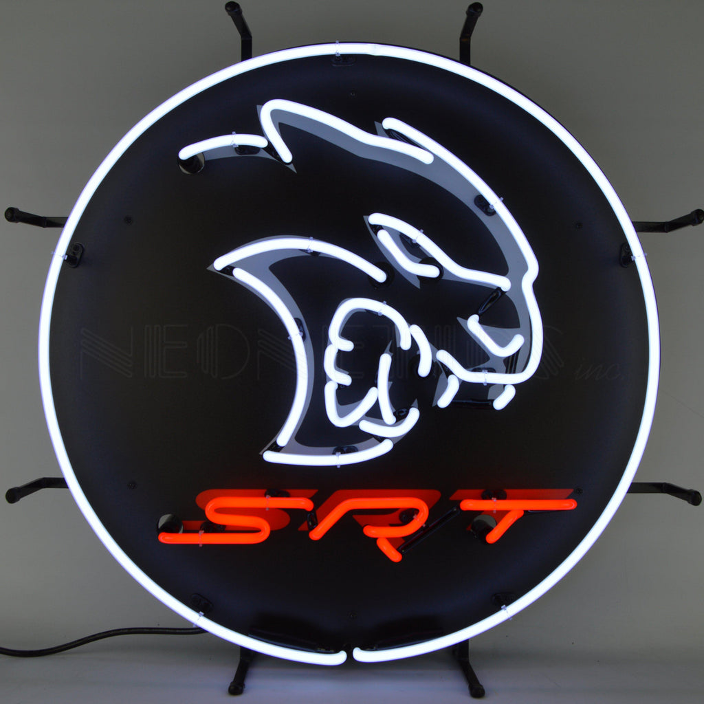 Dodge Hellcat SRT Neon Sign-Neon Signs-Grease Monkey Garage
