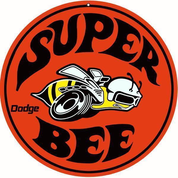 Dodge Super Bee Metal Sign-Metal Signs-Grease Monkey Garage