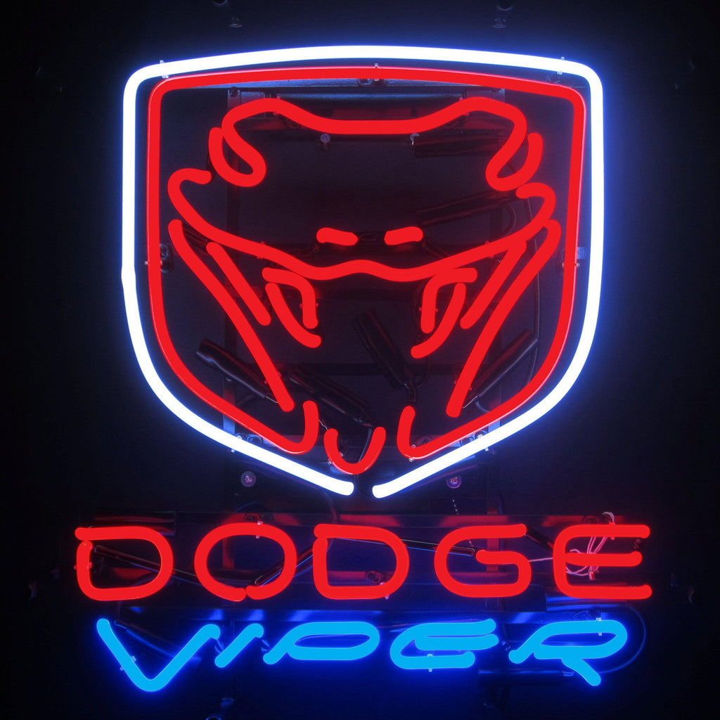 Dodge Viper Neon Sign-Neon Signs-Grease Monkey Garage