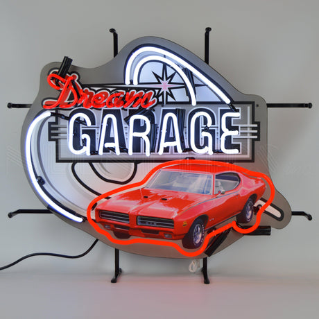 Dream Garage GTO Neon Sign-Neon Signs-Grease Monkey Garage