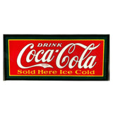 Drink Coca-Cola Sold Here Ice Cold Slim LED Sign-Grease Monkey Garage