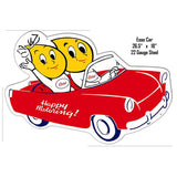 Esso Happy Motoring with Happy the Oil Drop Man Laser Cut Metal Sign-Metal Signs-Grease Monkey Garage