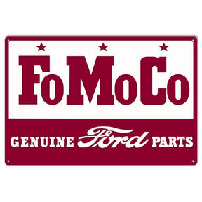 FoMoCo Metal Sign-Metal Signs-Grease Monkey Garage