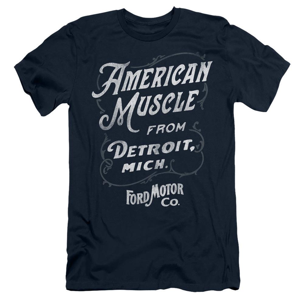 Ford American Muscle Classic Script Short-Sleeve T-Shirt-Grease Monkey Garage