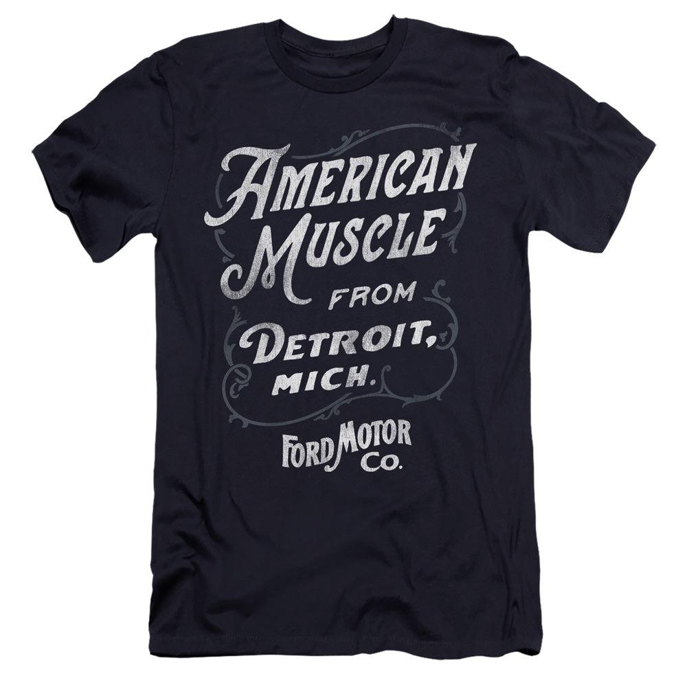 Ford American Muscle Classic Script Short-Sleeve T-Shirt-Grease Monkey Garage