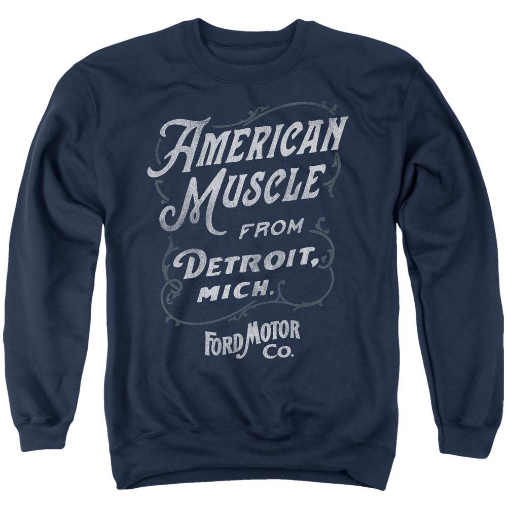 Ford American Muscle Classic Script Sweatshirt-Grease Monkey Garage