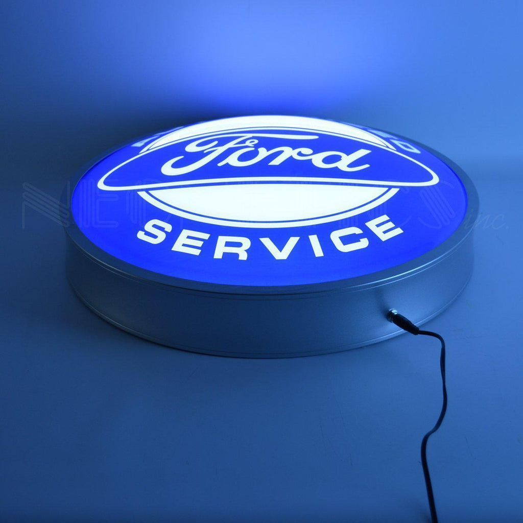 Ford Authorized Service Backlit LED Sign (15")-LED Signs-Grease Monkey Garage