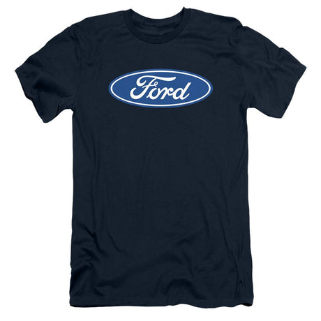 Ford Blue Oval Dimensional Logo Short-Sleeve T-Shirt-Grease Monkey Garage