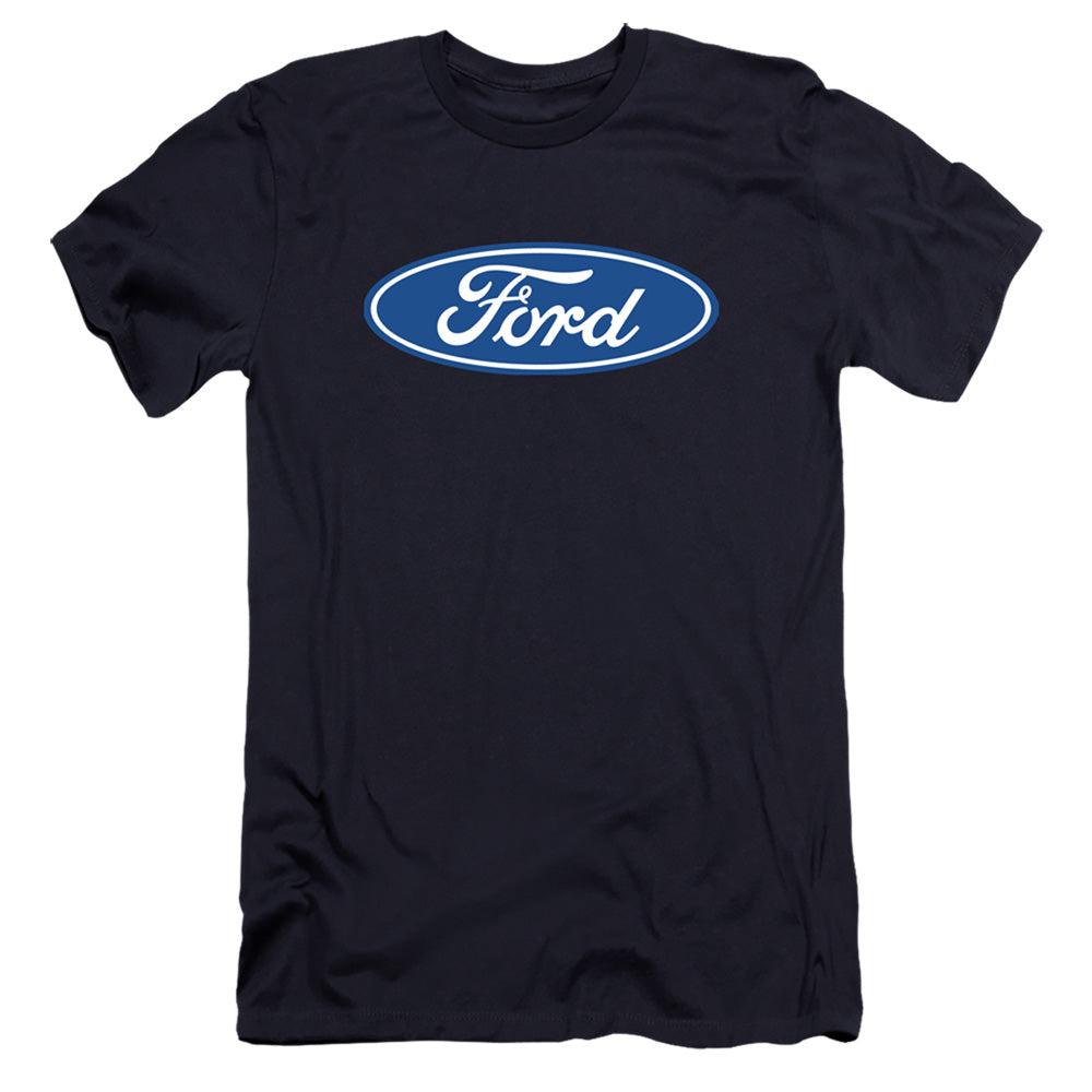 Ford Blue Oval Dimensional Logo Short-Sleeve T-Shirt-Grease Monkey Garage