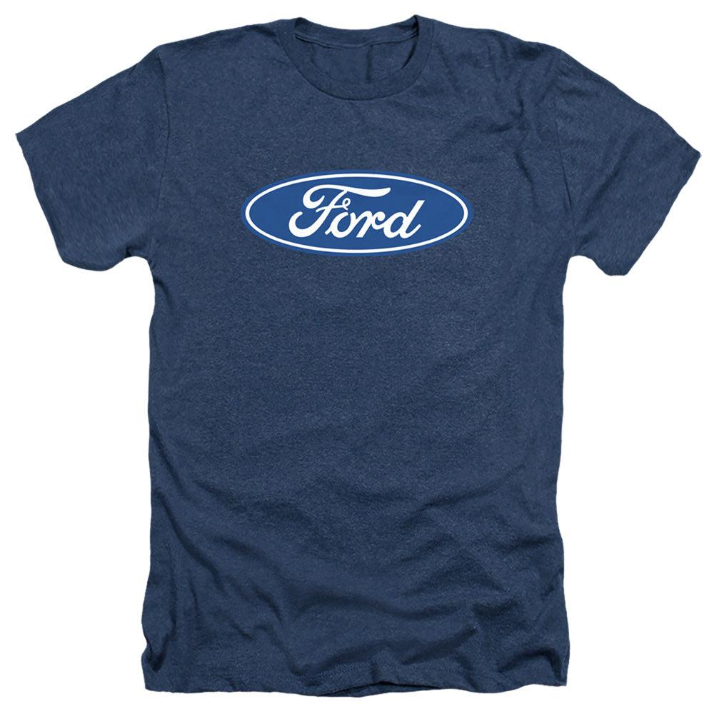 Ford Blue Oval Dimensional Logo Short-Sleeve T-Shirt-Grease Monkey Garage