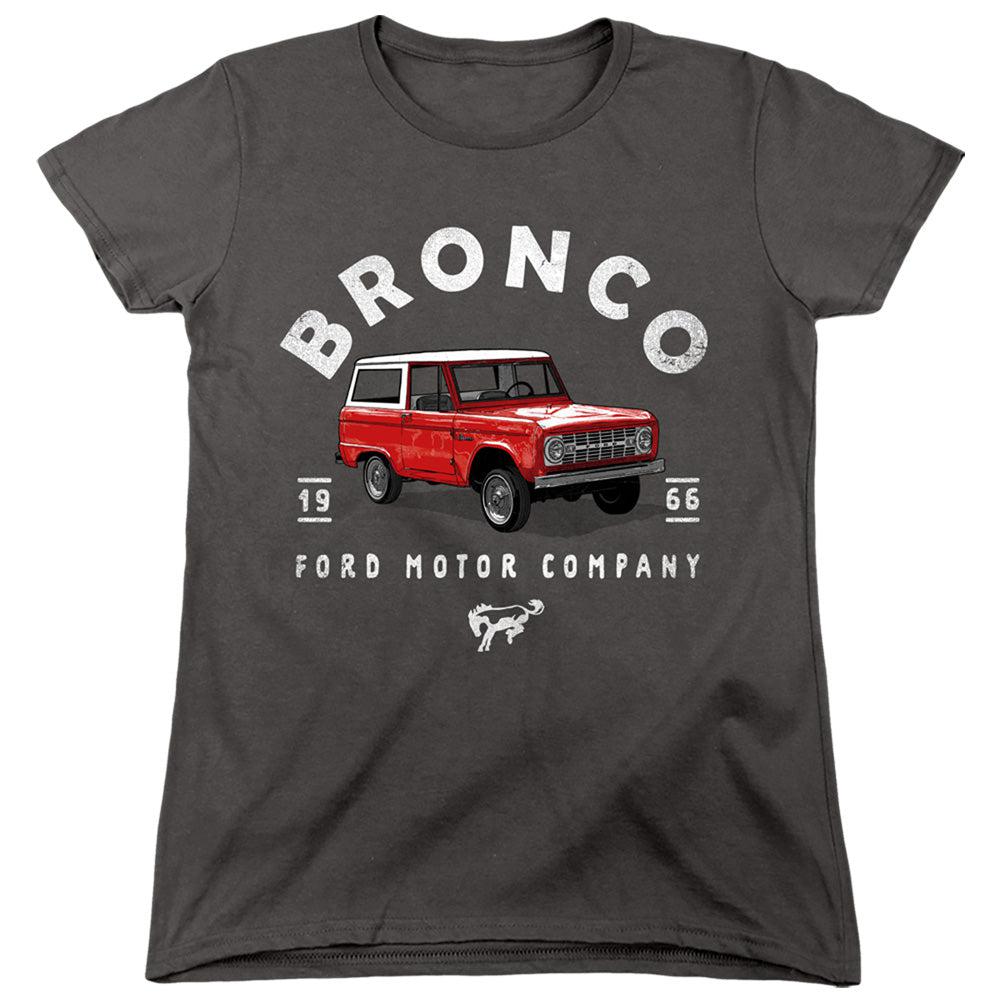Ford Bronco Illustrated Women's Short-Sleeve T-Shirt-Grease Monkey Garage