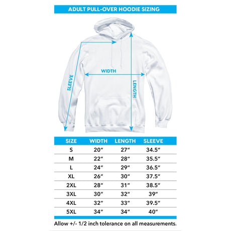 Ford Bronco Red, White, and Blue Stripes Pullover Hoodie-Grease Monkey Garage