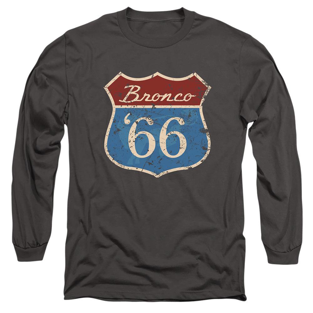 Ford Bronco Route 66 Bronco Long-Sleeve T-Shirt-Grease Monkey Garage