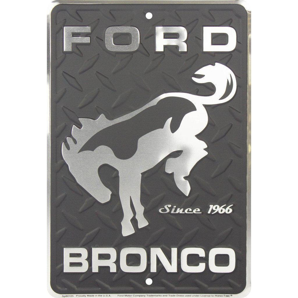 Ford Bronco Since 1966 Metal Sign-Metal Signs-Grease Monkey Garage