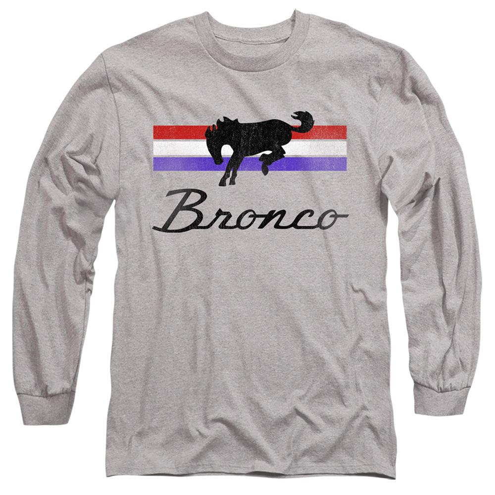 Ford Bronco Stripes Long-Sleeve T-Shirt-Grease Monkey Garage